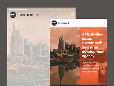 Meta (Instagram) ads for Sorin Studio app branding design email sms graphic design illustration logo marketing product design typography ui ux vector