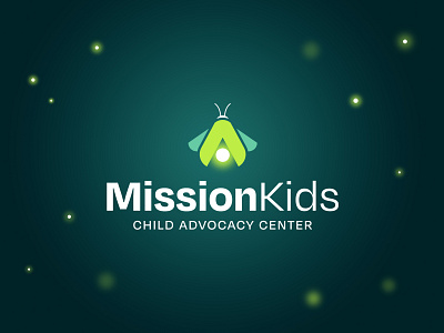 Mission Kids advocacy beacon change children firefly glow help hope justice kids leadership light lightning bug mission prevention protect save shine