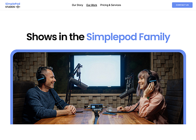 Simple Pod Studios branding design ui ux web design
