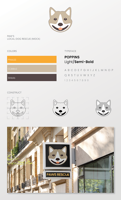 Paw's Dog Rescue - Logo + Brand Design art branding design graphic design illustration logo typography vector