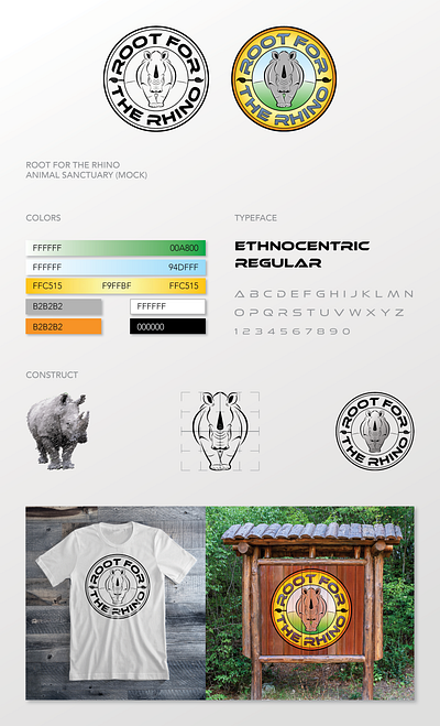 Rhino Charity - Logo + Brand Design art branding design graphic design illustration logo typography vector