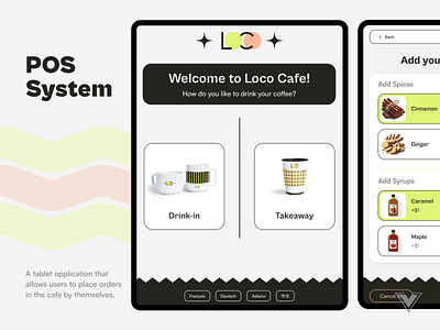 POS System for Cafes and Restaurants app branding cafe colors desktop food foodtech happy joy mobile app mobile design mvp pos product restraunt tablet tablet design ui ux