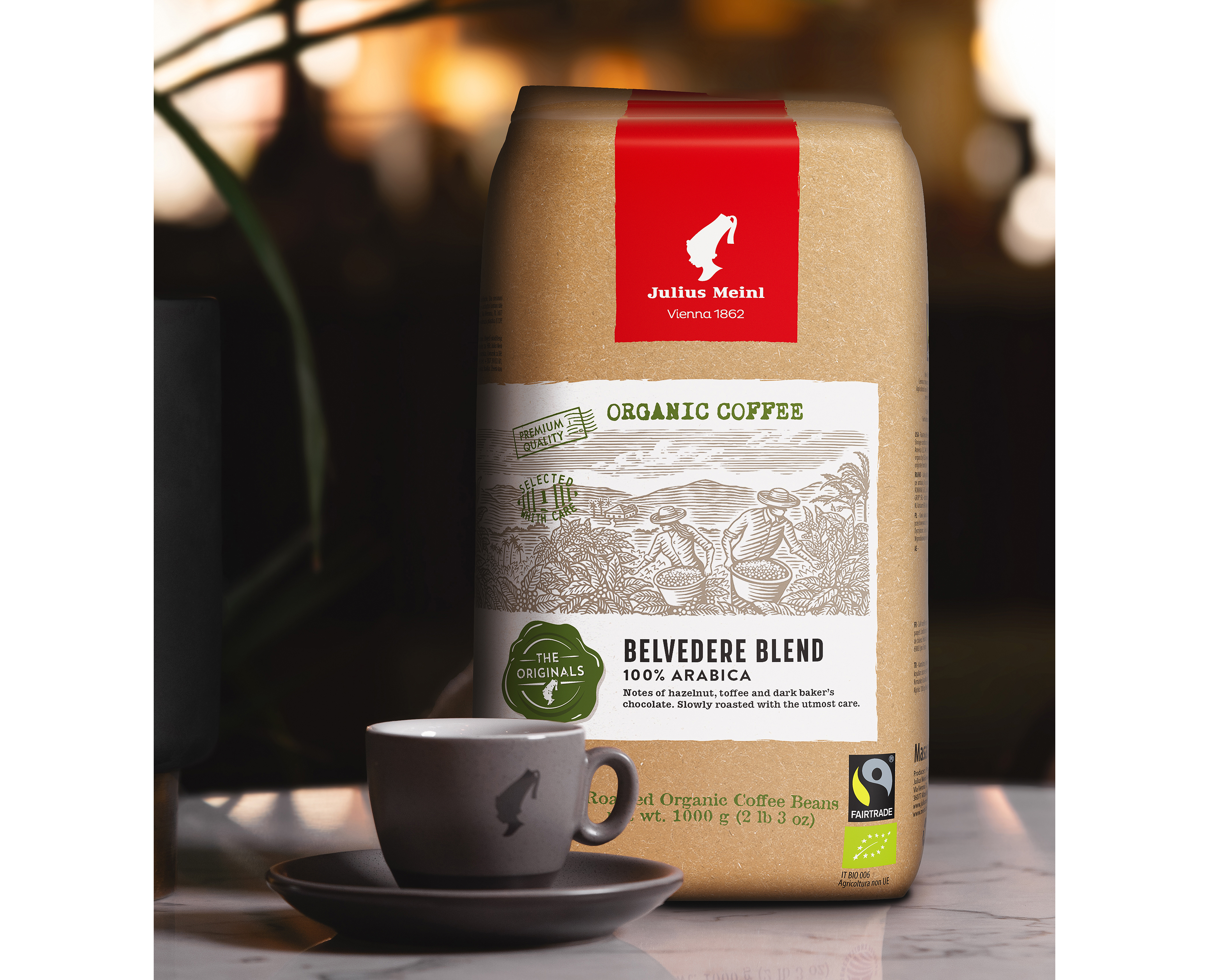Julius Meinl Coffee Packaging rendered by Steven Noble artwork branding design engraving etching illustration julius meinl coffee line art scratchboard steven noble woodcut