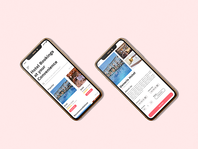 Hotel Booking App Design hotel booking ui design