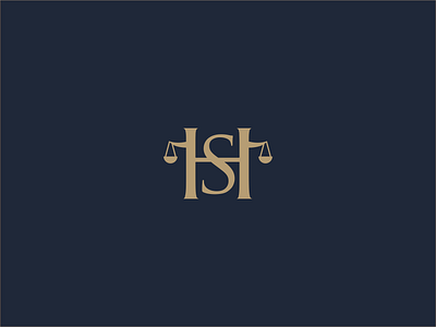 SH + Law Firm branding company concept design elegant graphic design idea law firm logo modern simple soft