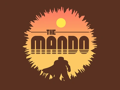 Mandolarian design logo logotype mandolarian starwars