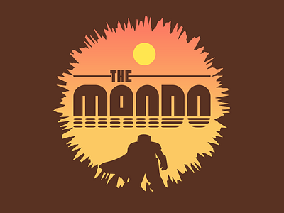 Mandolarian design logo logotype mandolarian starwars