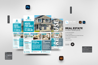 Real Estate Flyer Template aam360 aam3sixty apartment branding dream home elegant home flyer template free flyer home for sale home sale house sale flyer template house sale poster template open house flyer template open house template property sale ads real estate advertising real estate business poster real estate flyer real estate template