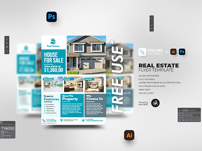 Real Estate Flyer Template aam360 aam3sixty apartment branding dream home elegant home flyer template free flyer home for sale home sale house sale flyer template house sale poster template open house flyer template open house template property sale ads real estate advertising real estate business poster real estate flyer real estate template