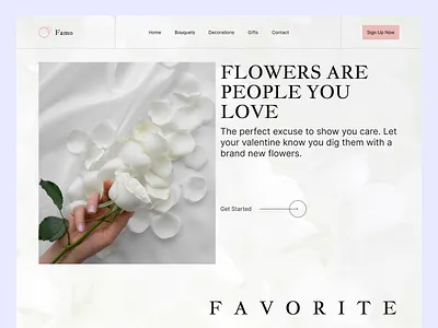 Flowers website landing page figma flower website flowers landing page flowers selling landing page flowers selling website minimal