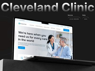 Cleveland Clinic - Healthcare Website Home Page Redesign cleveland clinic clinic landing page clinic website health healthcare healthcare landing page healthcare website medical medical landing page medical website