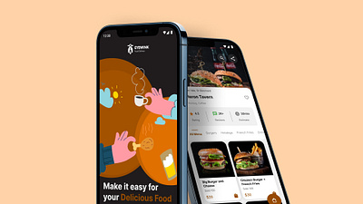 Eyewink - Food Delivery App 🍜 design grafis food app food delivery ui ui design ux design