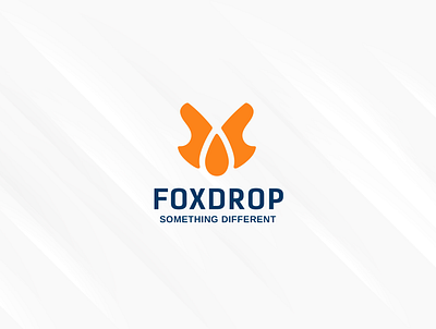 FOXDROP Brand logo design brand logo brand logo design branding fox fox logo foxdrop logo logo design logo designer logos minimal logo modern logo water drop