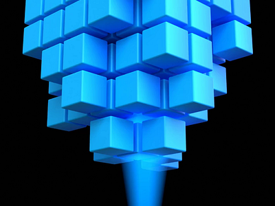 Flying Cubes 3d 3d art 3d illustrations 3d object animation blender c4d design graphic design motion graphics scifi