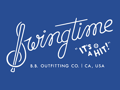 Swingtime apparel baseball brand identity branding clothing graphic design hand drawn illustration jazz logo logo design t shirts typography vintage visual identity