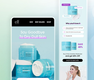 Skin Care Email Design babycare product beauty product email design bodycare email design email template design healthcare newsletter skincare email design womans care product