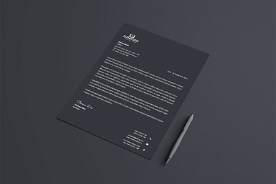 letterhead design branding graphic design letterhead design logo