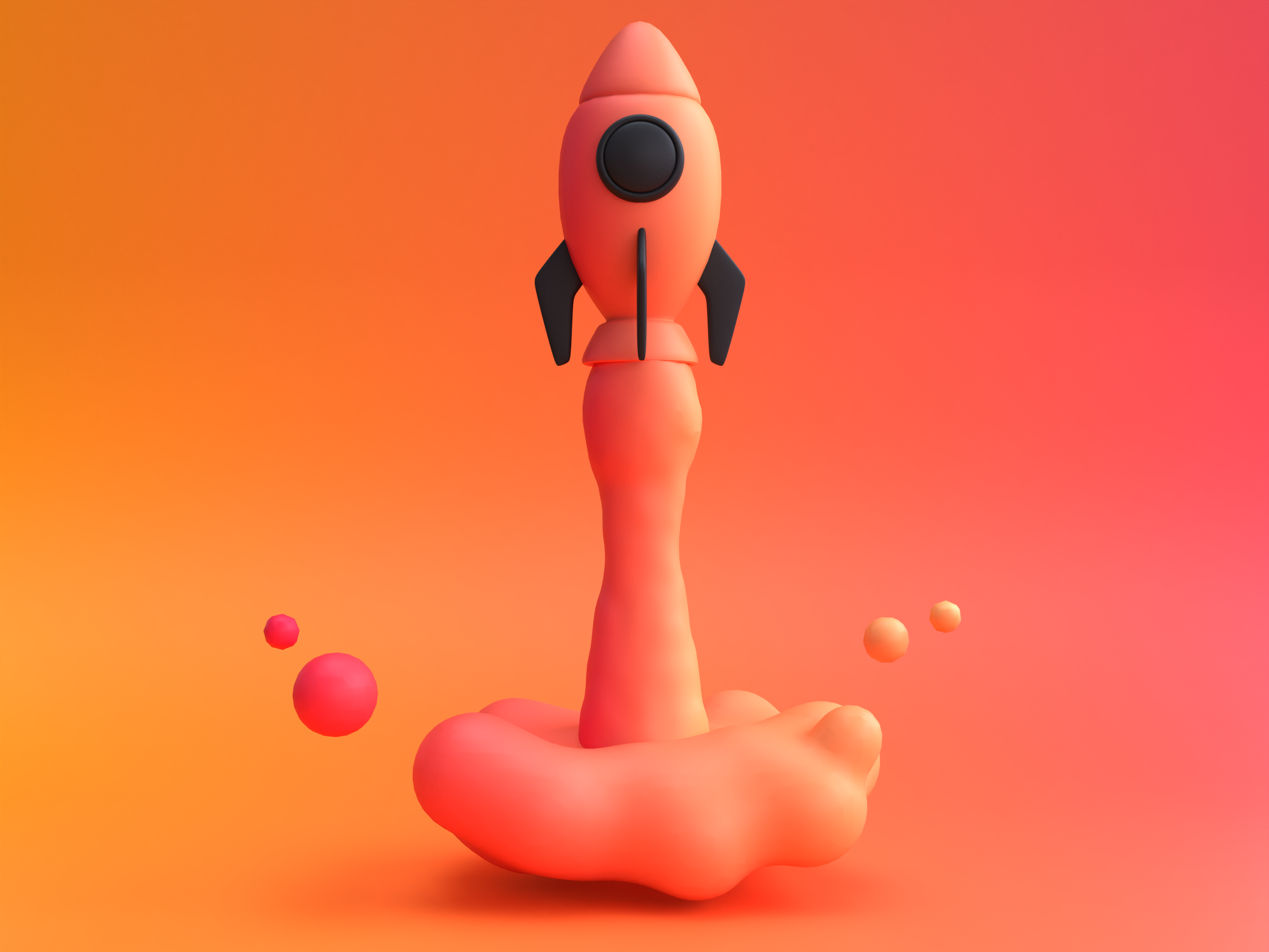Rocket Loop Animation 3d 3d art 3d illustrations 3d object animation blender c4d graphic design motion graphics