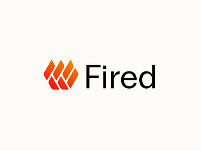 Fired logo design brand brand identity branding design f logo fire icon identity logo logo design logo mark logodesign logos logotype modern logo vector