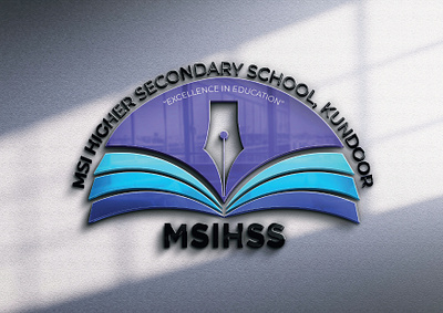 Logo Design for a school named 'MSI Higher Secondary School' adobe illustrator graphic design logo design school logo