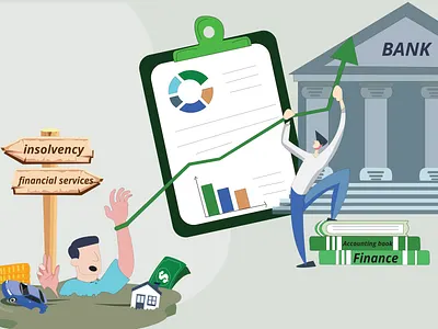 Financial planning concept design illustration