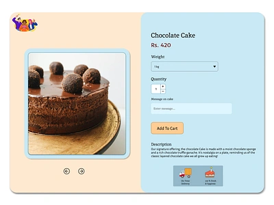 E-commerce Shop 012 cake cakeshop dailyui dailyui012 design ecommerce ecommerceshop figma ui