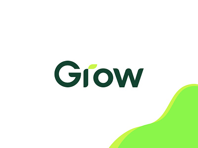 Grow Logo Concept brand identity design branding branding logo eco logo graphic design green grow grow business leaf lettering logo logodesign minimalist logo nature wordmark