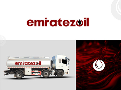 Logo Design for Emiratezoil 2d 2d art arab bold brand branding clean design digital digital art fuel graphic design identity branding illustration logo logo design minimal modern oil red