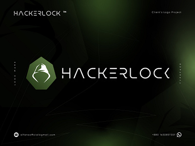 HackerLock - Logo Design Project blockchain brand identity branding crypto defi hacker lock logo logo design logo identity logotype modern logo privacy protection safety security system technology token
