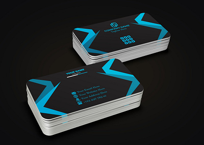 Creative Company visiting Business Card Design branding business card company card corporate card corporate design graphic design identity card illustrator name card visiting card