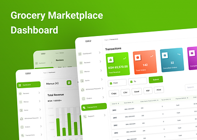Grocery Marketplace Dashboard Design graphic design ui ui design ui ux design ux design web design webapp