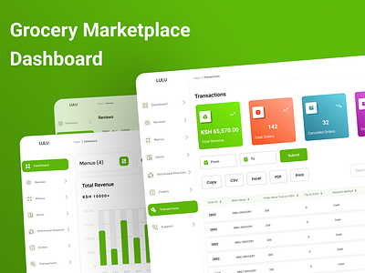 Grocery Marketplace Dashboard Design graphic design ui ui design ui ux design ux design web design webapp