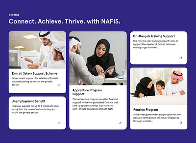 Course Benefits section benefits benefits sections bento bento grid course section dubai edtech nafis nafis landing page uae designer uidesign