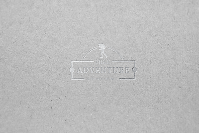 Adventure logo design adventure logo logo silver paper logo design