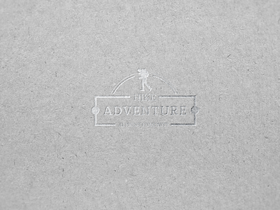 Adventure logo design adventure logo logo silver paper logo design