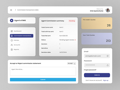 Web app components ui agent web app app components app form cards clean design figma header sidebar ui components ui design ui ux web app website