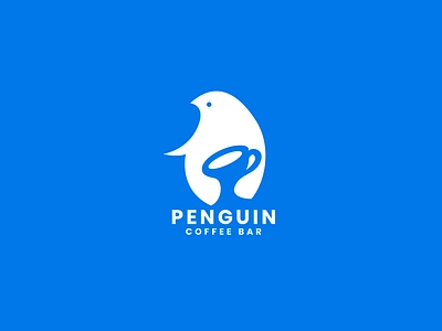 Penguin Coffee Bar Logo Design 2d logo animation bird logo brand identity coffee logo company logo creative logo dribbble logo graphic design grapixus logo logo idea logo maker minimal logo modern logo motion graphics penguin logo professional logo typography unique logo