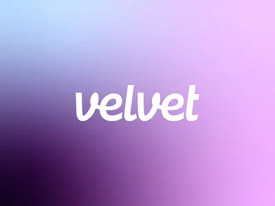 Velvet Custom Typography Logo graphicdesign