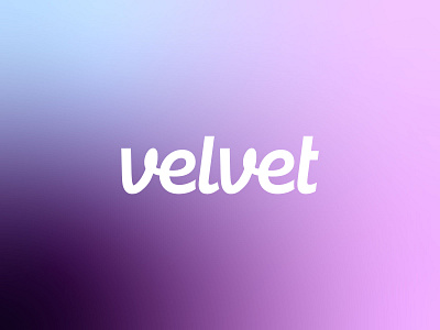 Velvet Custom Typography Logo graphicdesign
