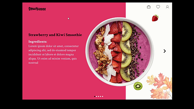 Smoothie carousel animation in figma ui