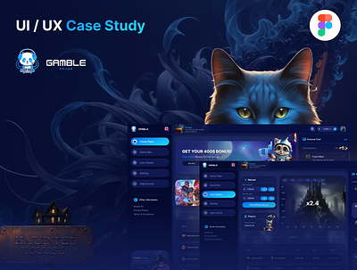 Gamble Gauge Dashboard design (Live Gaming Experience) dashboard ui gaming dashboard gaming stream ui ux user interface