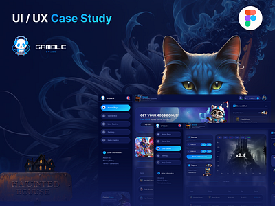 Gamble Gauge Dashboard design (Live Gaming Experience) dashboard ui gaming dashboard gaming stream ui ux user interface
