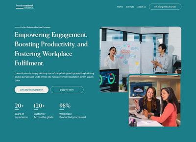 Mental Health and Well-Being Hub corporate empowering landing page mental health ui ux ux design website well being work enviornment