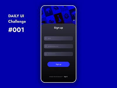 Daily Ui Challenge 1 ui ui challenge ui design ux vecteur