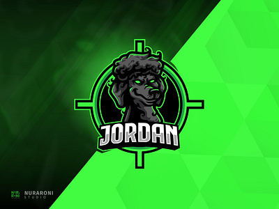 Jordan Mascot Logo branding cartoon character design dog cartoon dog design dog illustration dog logo dog mascot esport gaming illustration jordan jordan dog logo logo design mascot streamers ui vector