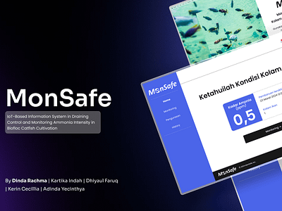 MonSafe : Web of Draining Control & Monitoring Ammonia ammonia blue controlling design desktop graphic design monitoring ux website