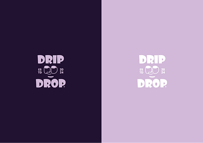 DripDrop Cafè branding logo