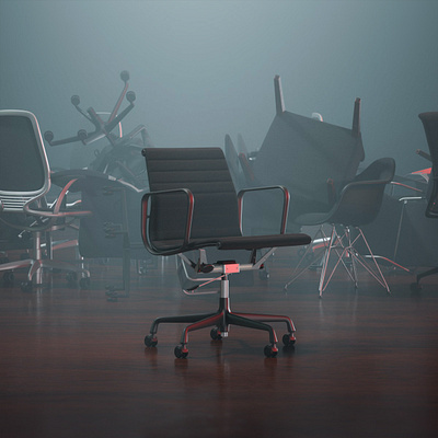 Chairs 3D 3d arnold render cinema 4d