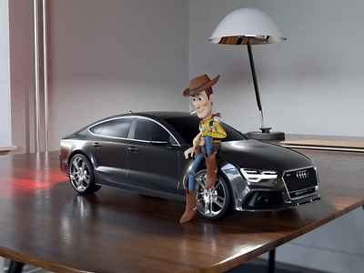 Woody 3D 3d arnold render cinema 4d