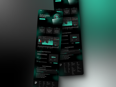 Website design for Crypto 3d animation branding crypto design figma graphic design logo motion graphics ui ui design ui ux ux webdesign website